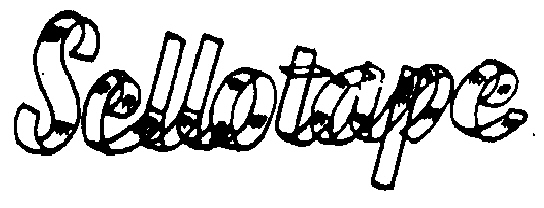 SELLOTAPE — registered UK trademark image from the UK IPO