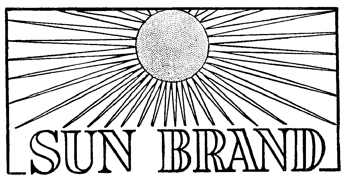 Trademark image for SUN BRAND