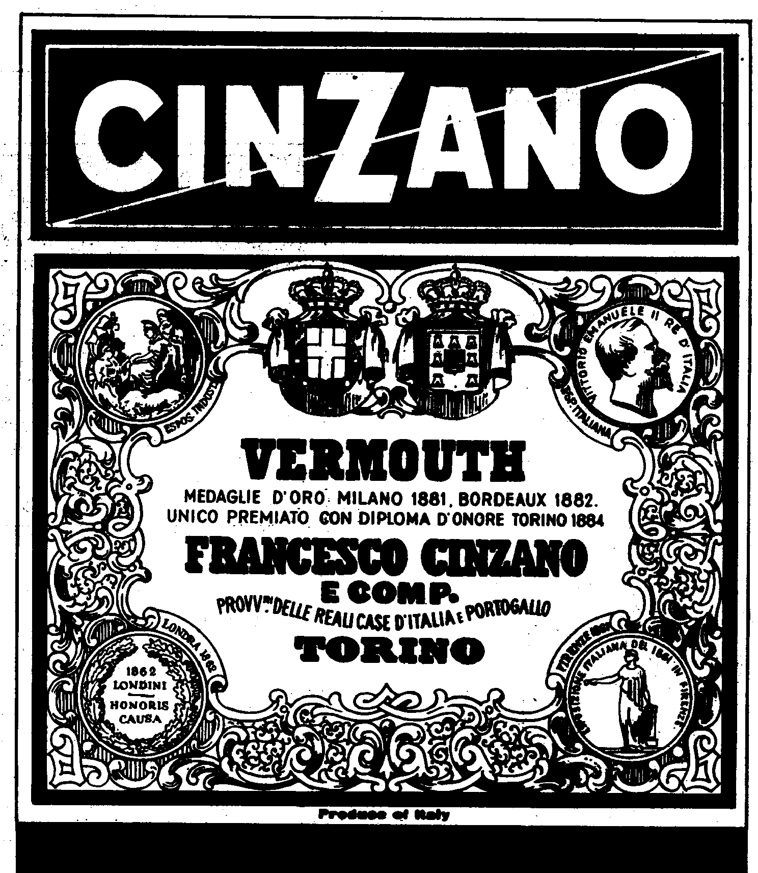 Trademark image for CINZANO