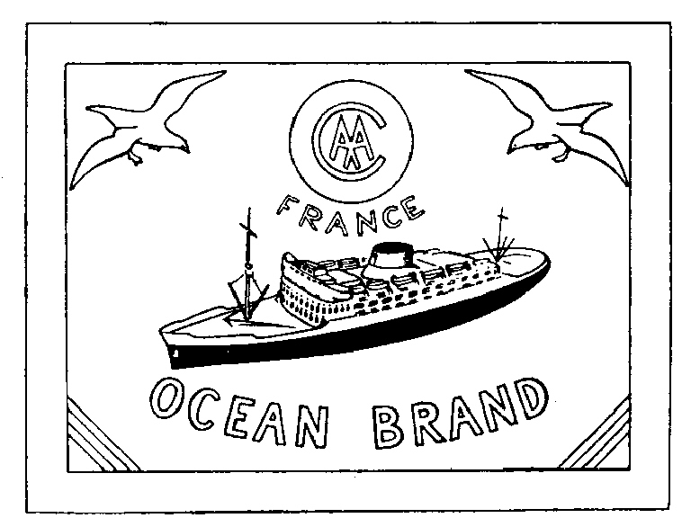 Trademark image for CAA FRANCE OCEAN BRAND