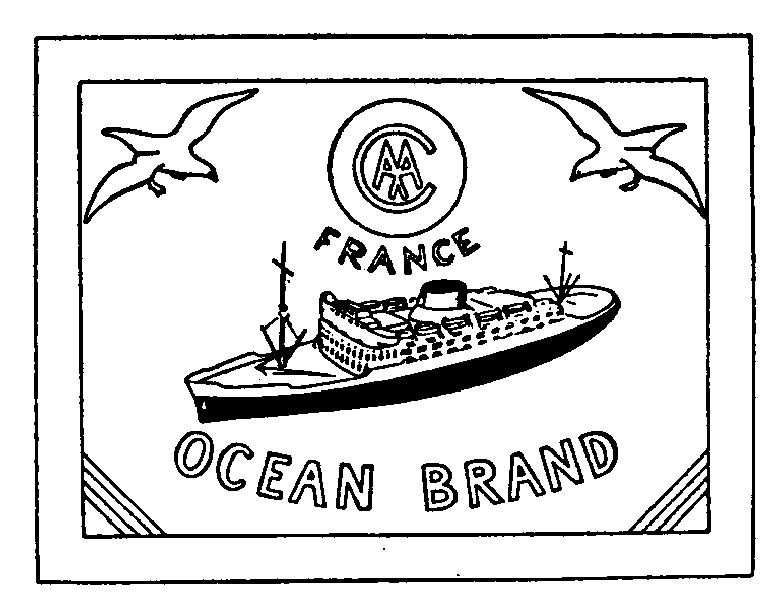 Trademark image for CAA FRANCE OCEAN BRAND.