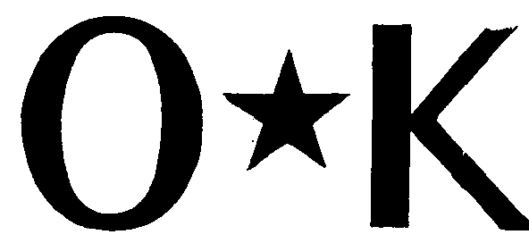 Trademark image for OK
