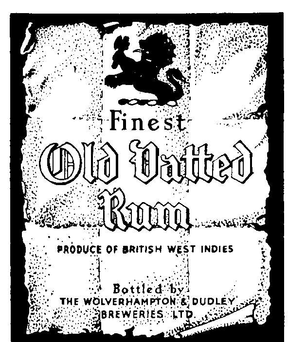 Trademark image for FINEST OLD VATTED RUM