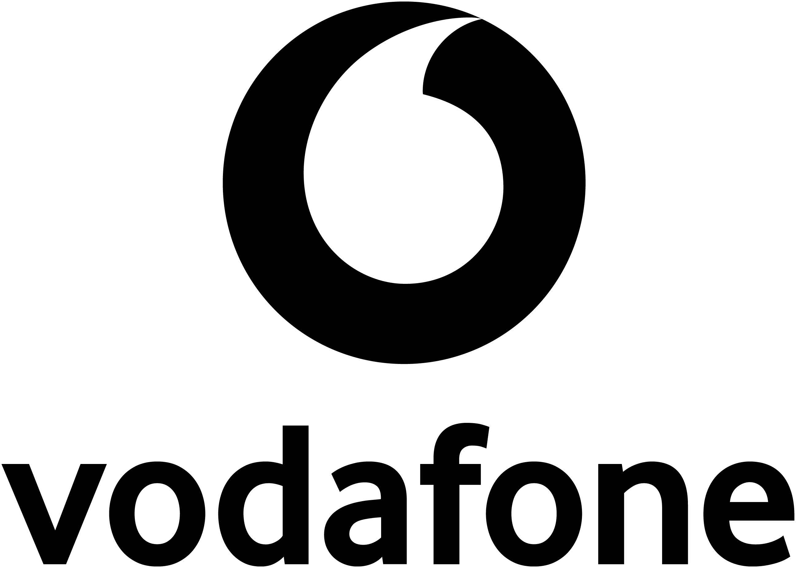 VODAFONE — registered UK trademark image from the UK IPO